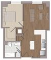 A5 Floor Plan A5 Floor Plan at The George, Maryland, 20902